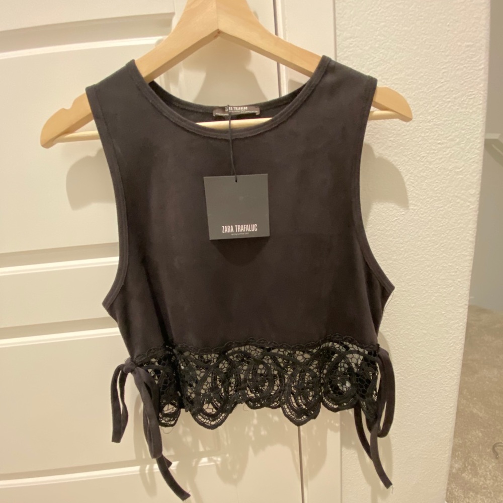 Zara Lace Crop Top
